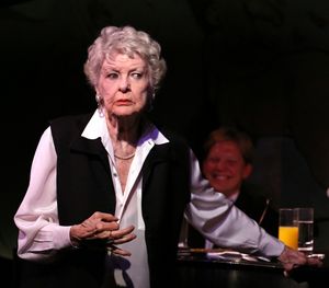 Elaine Stritch with Rob Bowman @ BroadwayWorld Elaine Stritch with Rob Bowman Photo