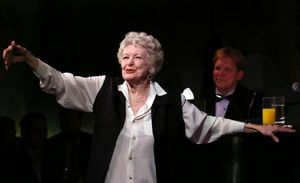 Elaine Stritch with Rob Bowman @ BroadwayWorld Elaine Stritch with Rob Bowman Photo