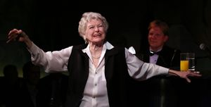 Elaine Stritch with Rob Bowman @ BroadwayWorld Elaine Stritch with Rob Bowman Photo