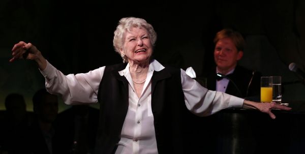 Elaine Stritch with Rob Bowman Photo