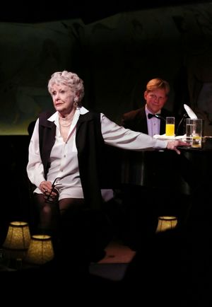 Elaine Stritch with Rob Bowman @ BroadwayWorld Elaine Stritch with Rob Bowman Photo