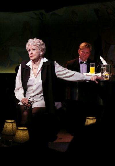 Elaine Stritch with Rob Bowman  Photo