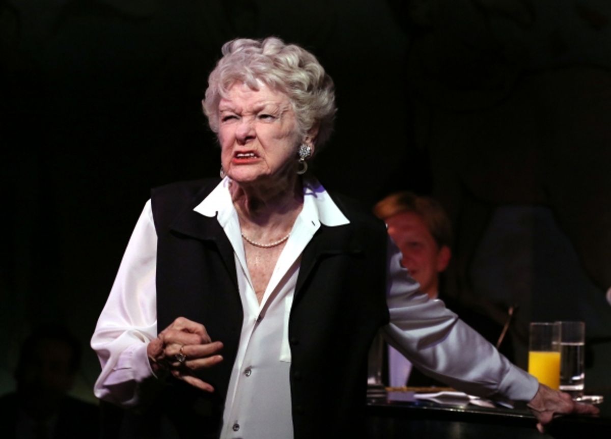 Elaine Stritch with Rob Bowman at 
