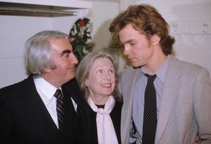 Milo O'Shea, Geraldine Fitzgerald and Michael O'Keefe Opening Night of 'MASS APPEAL'  Photo