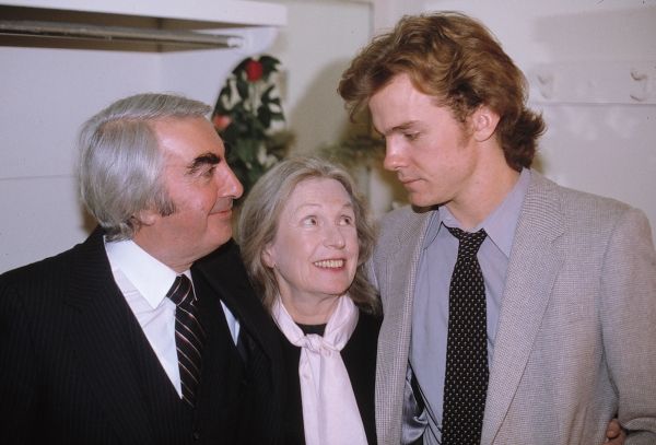 Milo O'Shea, Geraldine Fitzgerald and Michael O'Keefe Opening Night of 'MASS APPEAL'  Photo