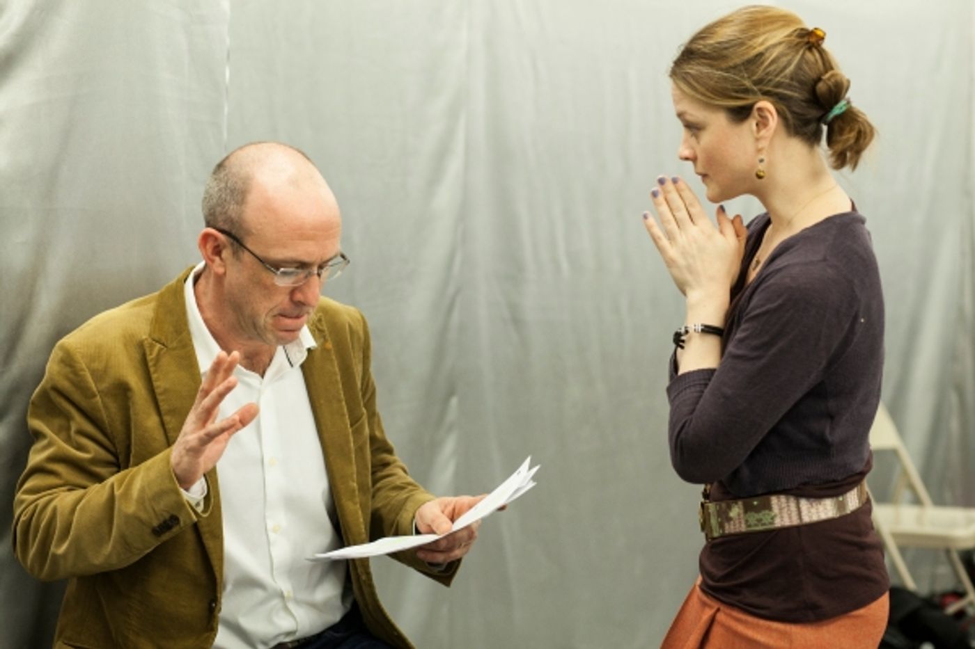 Photo Flash: In Rehearsal with the Cast of LOVE THERAPY Photo Flash: In Rehearsal with the Cast of LOVE THERAPY Image