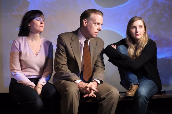 Sheri Graubert as Lyn, Hamilton Clancy as Andy and Samantha Slater as Samantha Photo