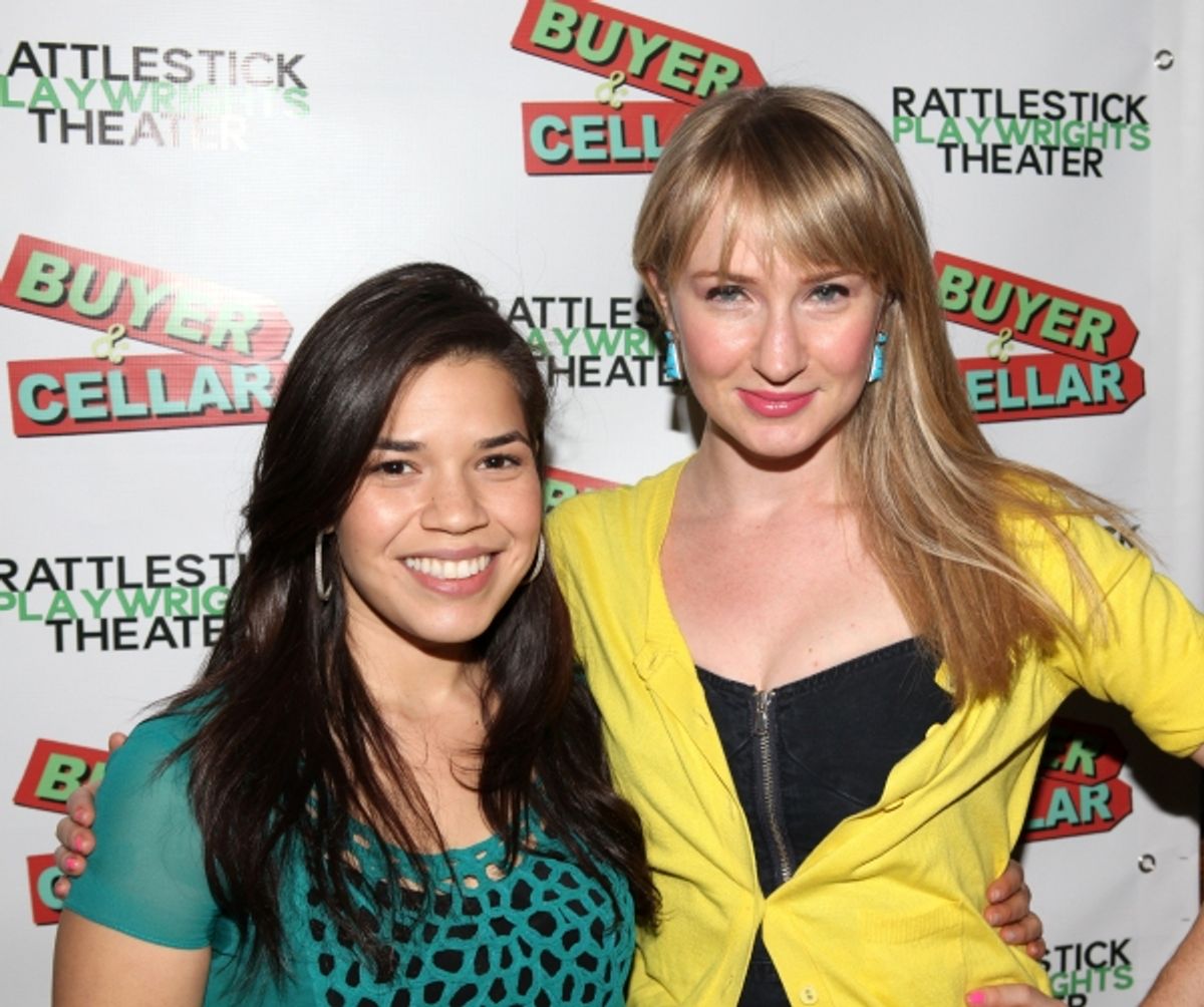 America Ferrera & Halley Feiffer  at 