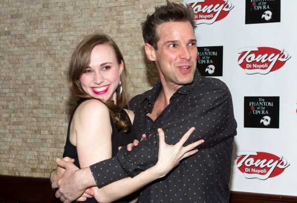 Photos: THE PHANTOM OF THE OPERA Cast Unveils Portrait at Tony's di Napoli — photo 1 of 12