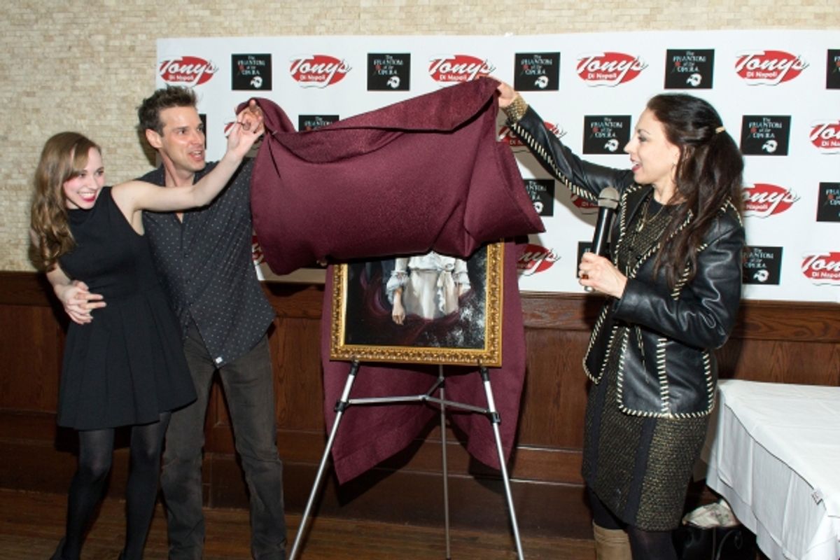 Samantha Hill, Hugh Panaro, Valerie Smaldone at 