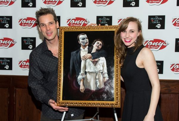 Photos: THE PHANTOM OF THE OPERA Cast Unveils Portrait at Tony's di Napoli — photo 8 of 12
