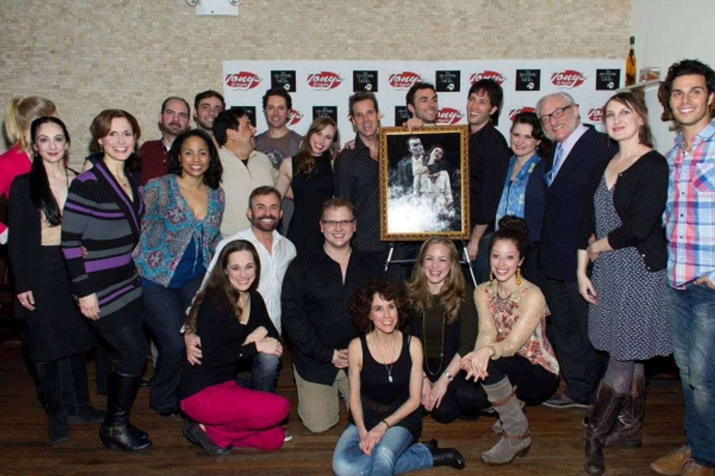 Photo Coverage: THE PHANTOM OF THE OPERA Cast Unveils Portrait at Tony's di Napoli  Image