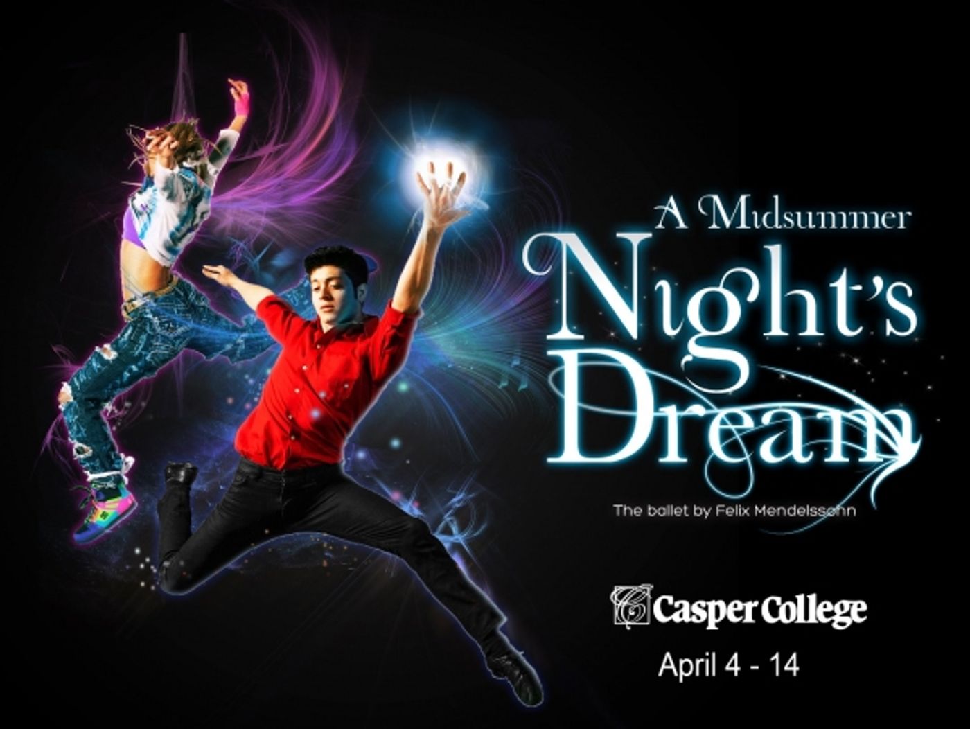 Photo Shot for Casper College's MIDSUMMER NIGHT'S DREAM Ballet; Opens Tonight!  Image