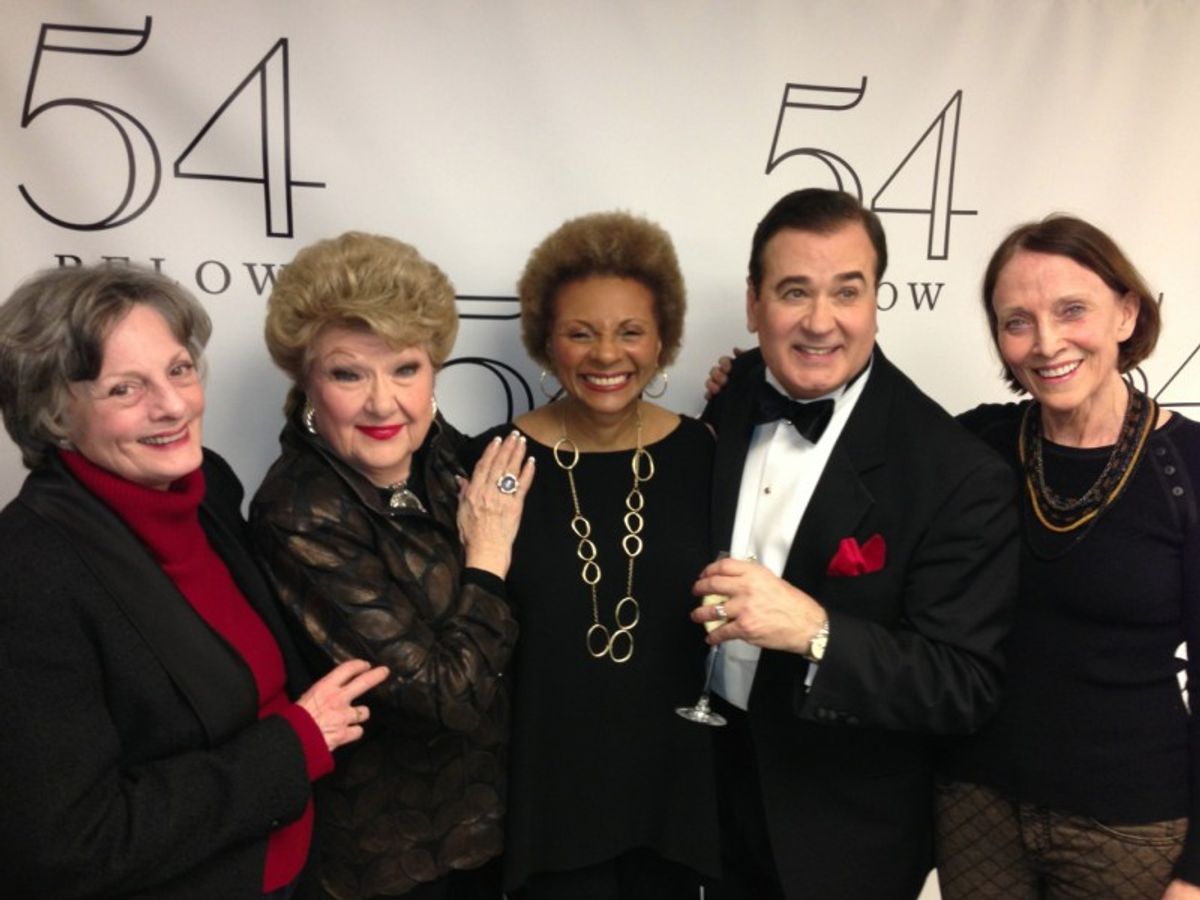 Dana Ivey, Marilyn Maye, Leslie Uggams, Lee Roy Reams and ETAN ARONSON at 
