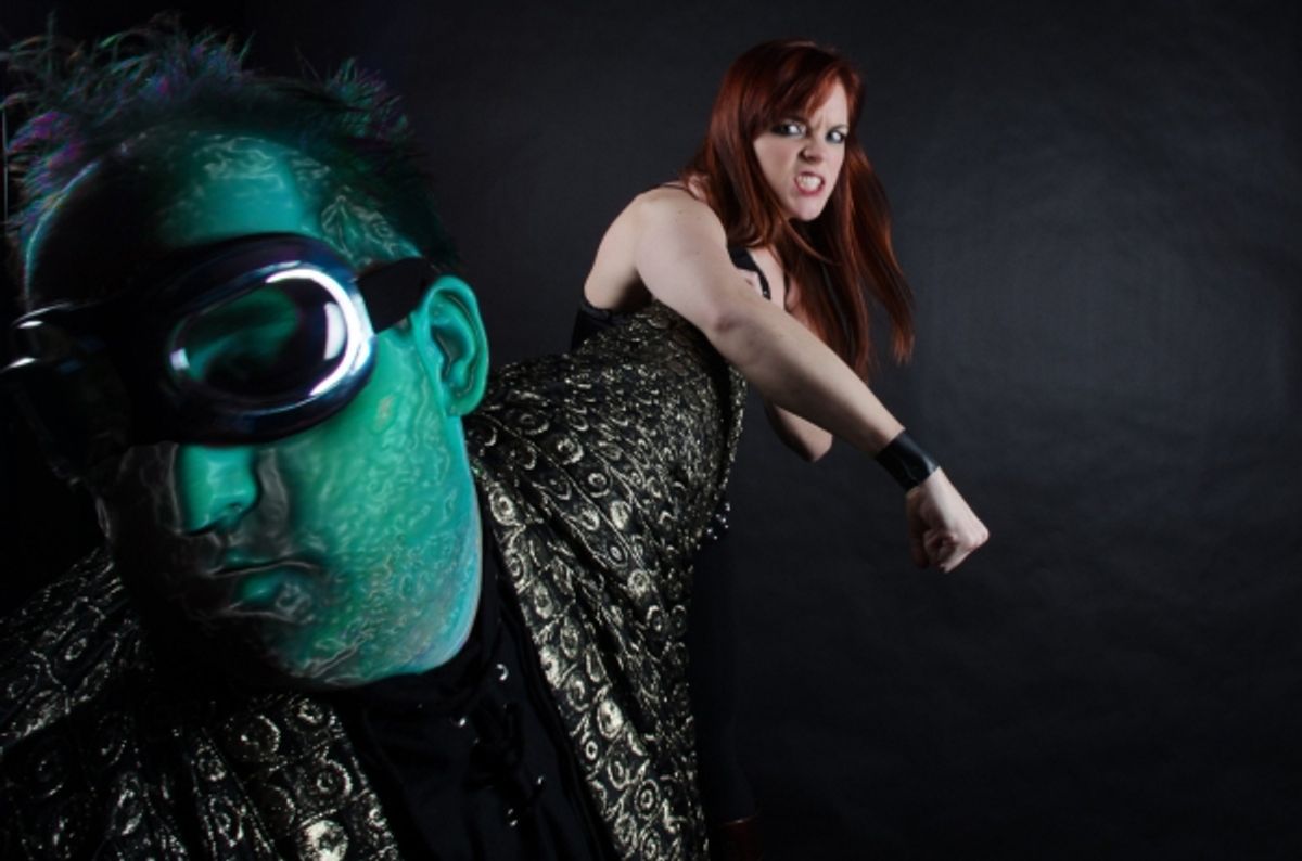 Rob Grabowski and Sheila O'Connor as E-V at 