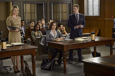 Mamie Gummer, Julianna Margulies, Matt Czuchry Photo