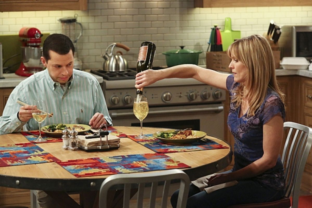 Courtney Thorne-Smith, Jon Cryer at 