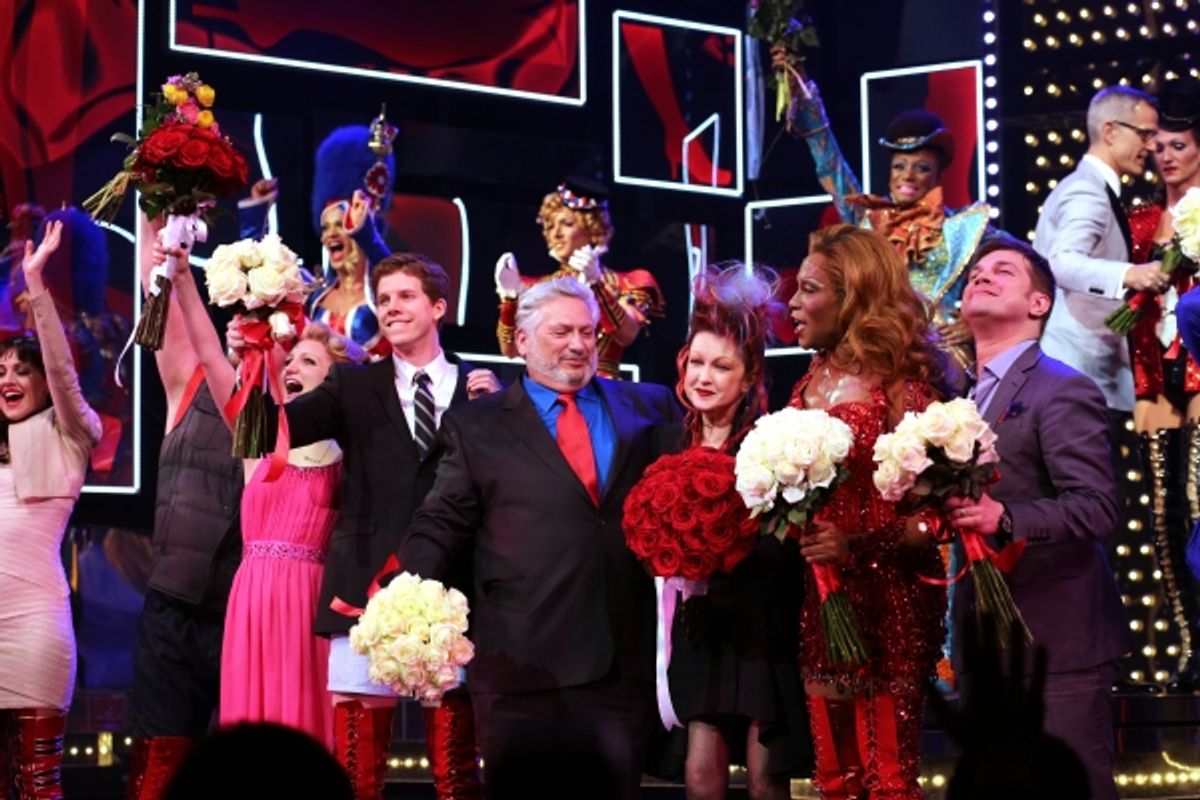 Celina Carvajal, Daniel Sherman, Annaleigh Ashford, Stark Sands, Harvey Fierstein, Cyndi Lauper, Billy Porter, Stephen Oremus  at 