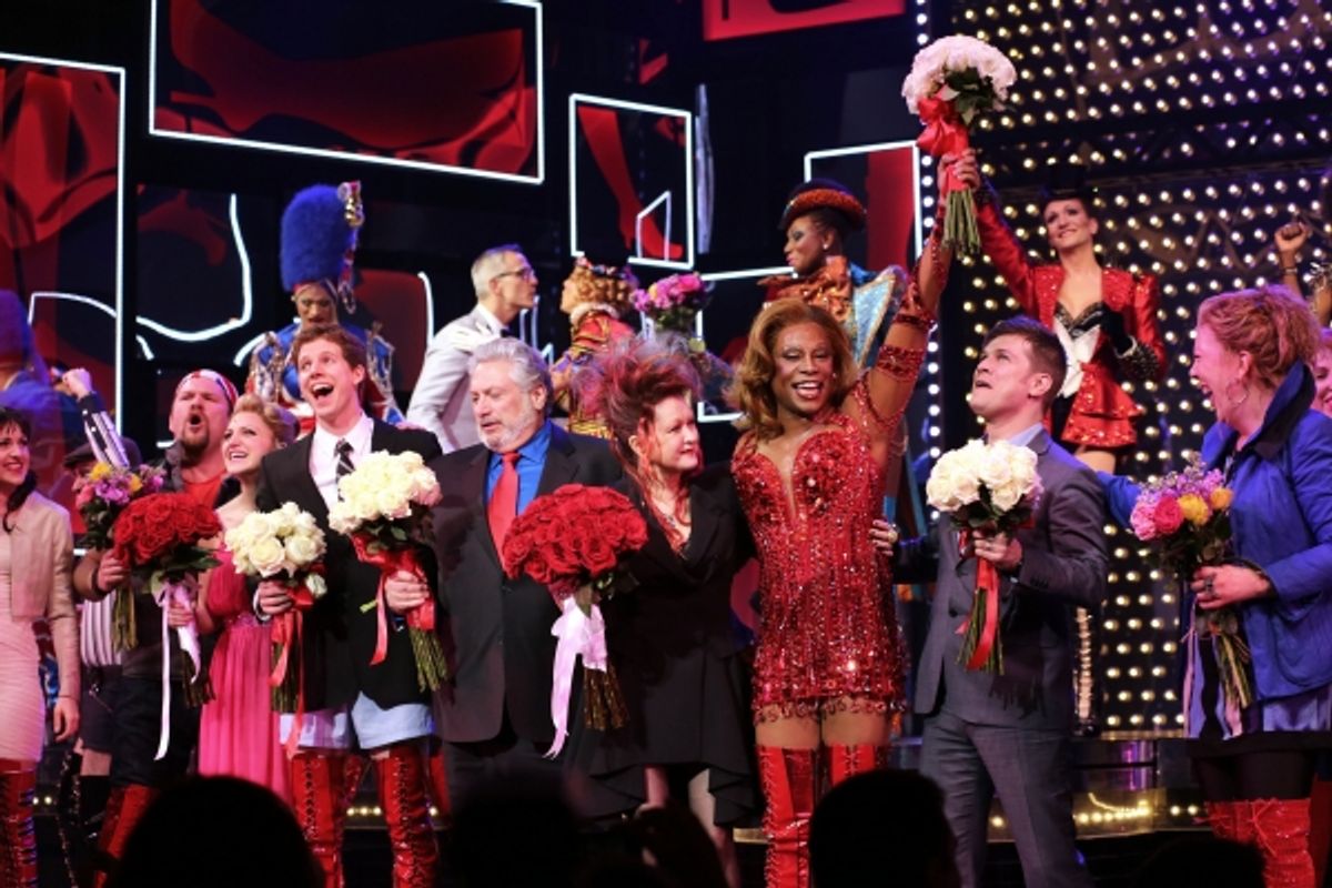 Celina Carvajal, Daniel Sherman, Annaleigh Ashford, Stark Sands, Harvey Fierstein, Cyndi Lauper, Billy Porter, Stephen Oremus  at 