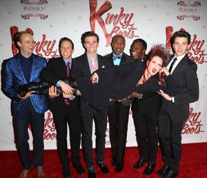 Cyndi Lauper with Kyle Post, Paul Canaan, Charlie Sutton, Kevin Smith Kirkwood, Kyle  Photo