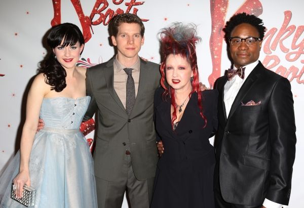 Celina Carvajal, Stark Sands, Cyndi Lauper & Billy Porter Photo