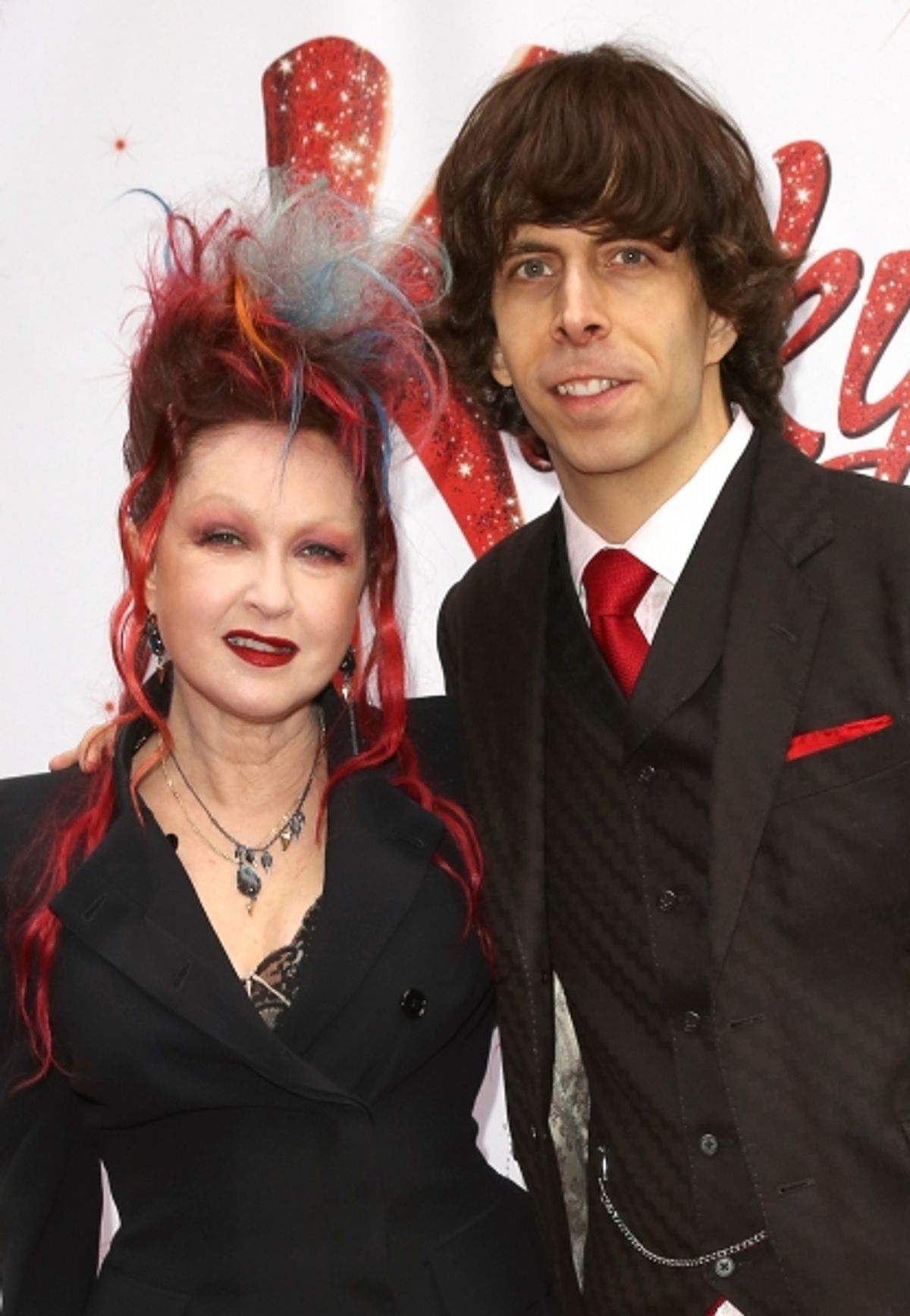 Cyndi Lauper and husband David Thornton at 