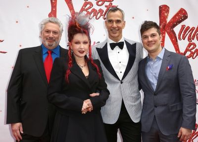 Harvey Fierstein, Cyndi Lauper, Jerry Mitchell & Stephen Oremus Photo