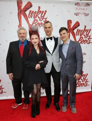 Harvey Fierstein, Cyndi Lauper, Jerry Mitchell & Stephen Oremus Photo