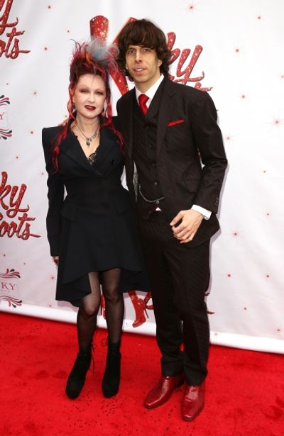 Cyndi Lauper and husband David Thornton Photo