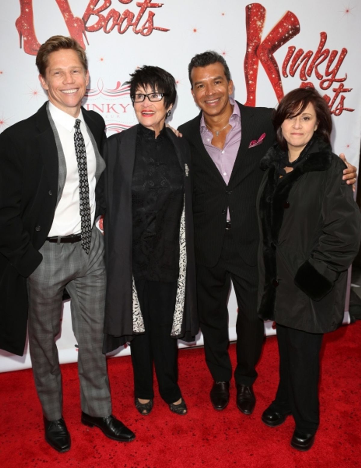 Jack Noseworthy, Chita Rivera, Sergio Trujillo & Lisa Mordente  at 