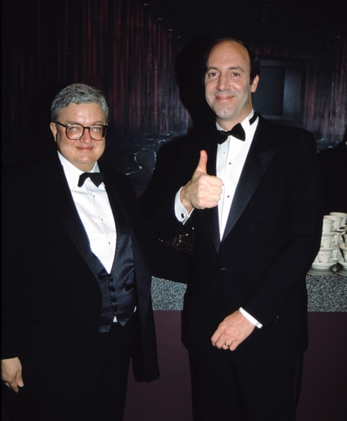 Gene Siskel and Roger Ebert Attending the N.A.T.P.E. TV Convention in New Orleans January 1990 at 