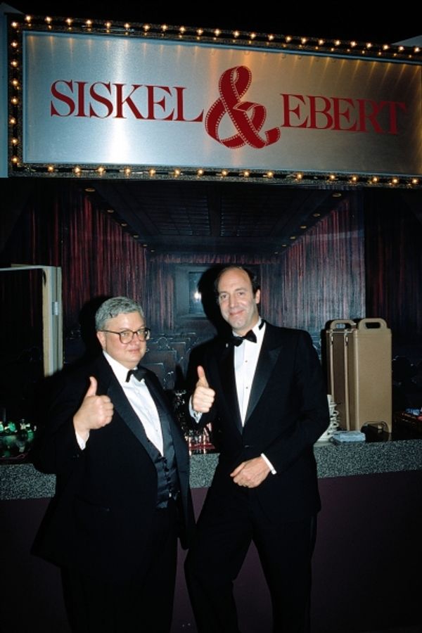 Gene Siskel and Roger Ebert Attending the N.A.T.P.E. TV Convention in New Orleans Jan Photo
