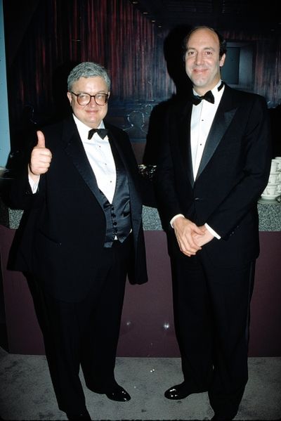 Gene Siskel and Roger Ebert Attending the N.A.T.P.E. TV Convention in New Orleans Jan Photo