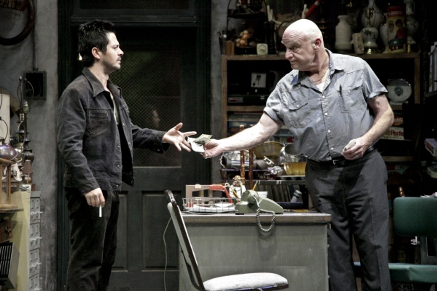 Photo Flash: First Look at Ron Eldard, Freddy Rodriguez, and Bill Smitrovich in AMERICAN BUFFALO at the Geffen Playhouse Photo Flash: First Look at Ron Eldard, Freddy Rodriguez, and Bill Smitrovich in AMERICAN BUFFALO at the Geffen Playhouse Image