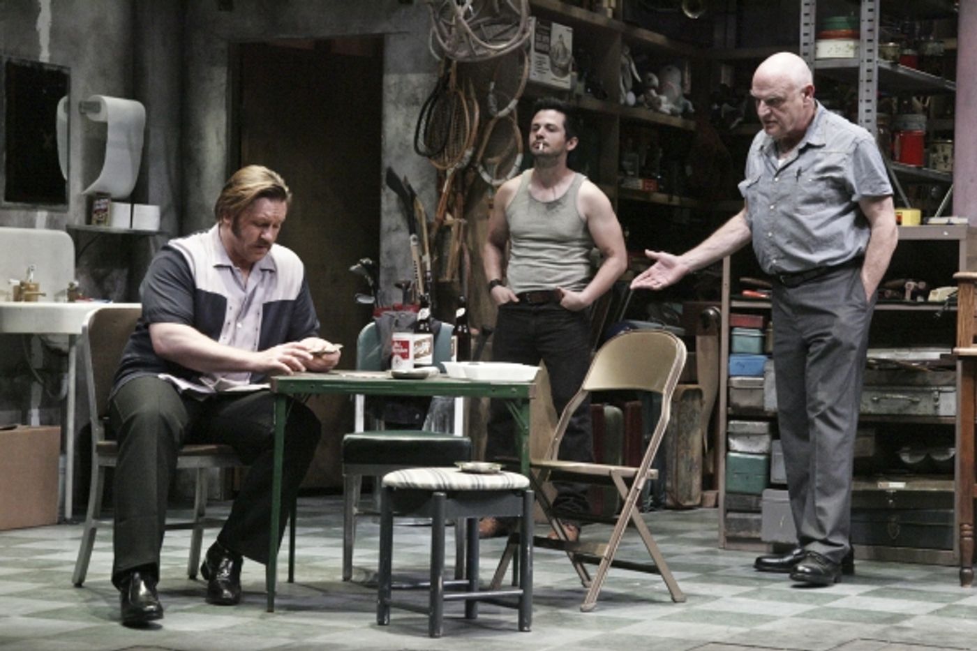Photo Flash: First Look at Ron Eldard, Freddy Rodriguez, and Bill Smitrovich in AMERICAN BUFFALO at the Geffen Playhouse Photo Flash: First Look at Ron Eldard, Freddy Rodriguez, and Bill Smitrovich in AMERICAN BUFFALO at the Geffen Playhouse Image
