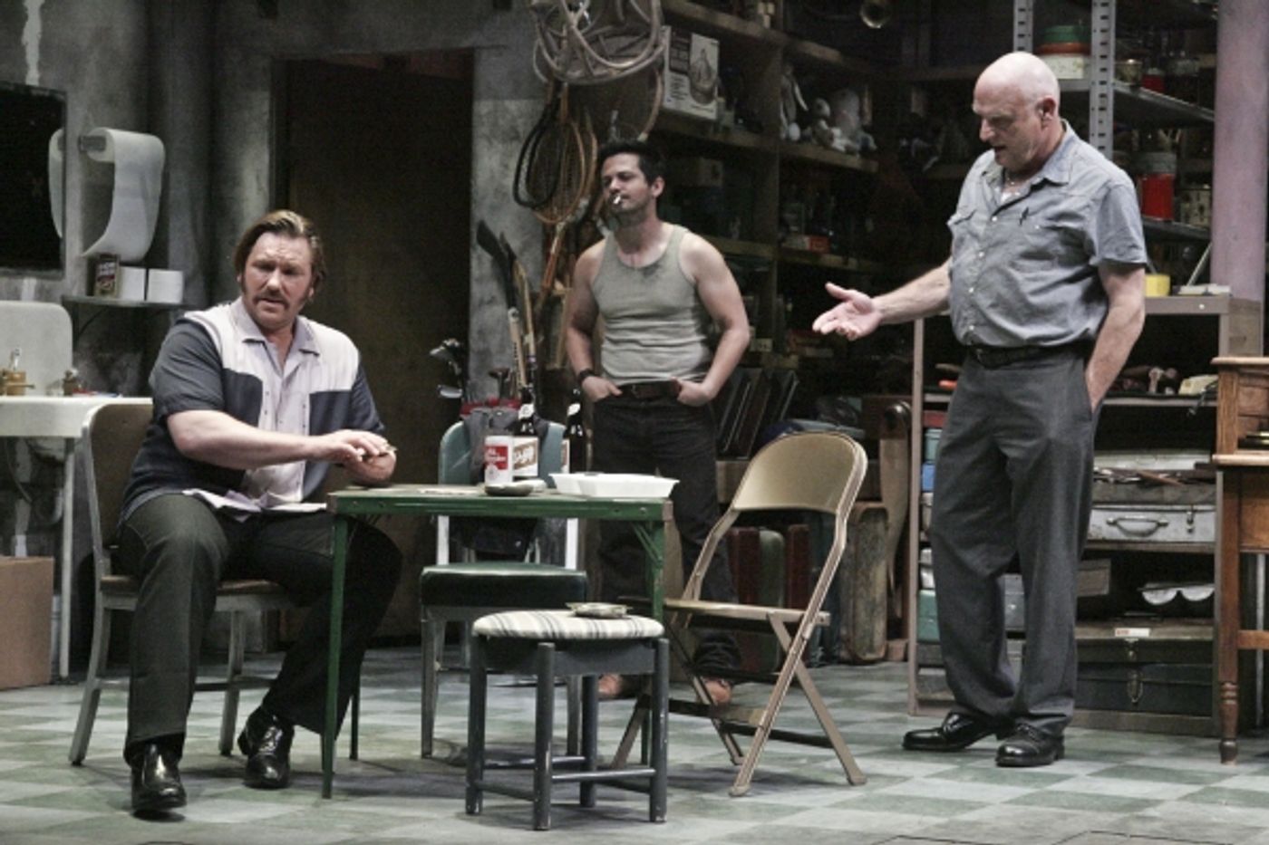 Photo Flash: First Look at Ron Eldard, Freddy Rodriguez, and Bill Smitrovich in AMERICAN BUFFALO at the Geffen Playhouse Photo Flash: First Look at Ron Eldard, Freddy Rodriguez, and Bill Smitrovich in AMERICAN BUFFALO at the Geffen Playhouse Image