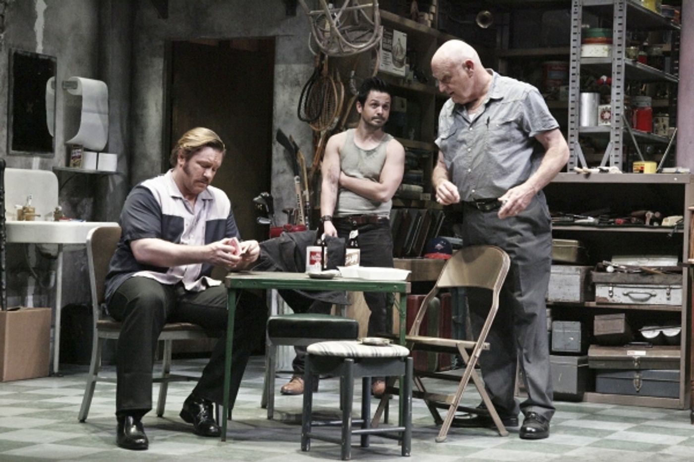 Photo Flash: First Look at Ron Eldard, Freddy Rodriguez, and Bill Smitrovich in AMERICAN BUFFALO at the Geffen Playhouse Photo Flash: First Look at Ron Eldard, Freddy Rodriguez, and Bill Smitrovich in AMERICAN BUFFALO at the Geffen Playhouse Image