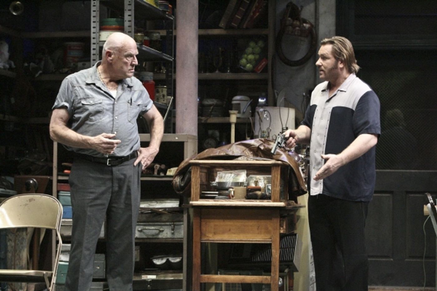 Photo Flash: First Look at Ron Eldard, Freddy Rodriguez, and Bill Smitrovich in AMERICAN BUFFALO at the Geffen Playhouse Photo Flash: First Look at Ron Eldard, Freddy Rodriguez, and Bill Smitrovich in AMERICAN BUFFALO at the Geffen Playhouse Image