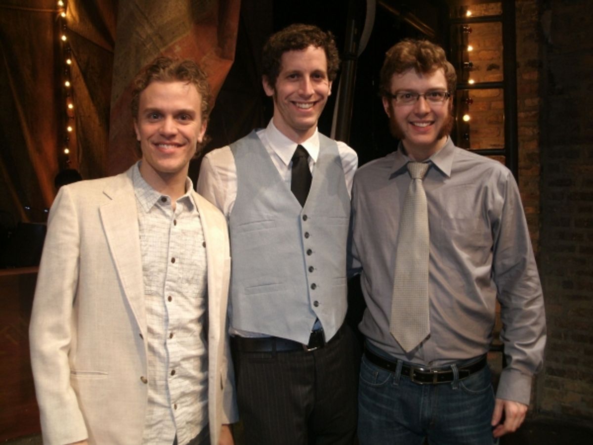 Christian Libonati, Nathan Drackett and Ryan Westwood at 