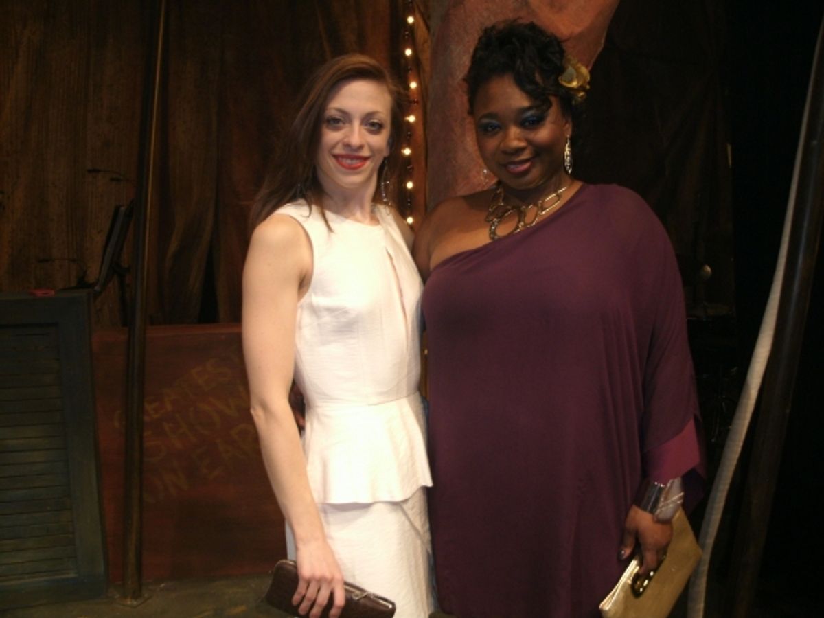 Leah Morrow and Donica Lynn at 