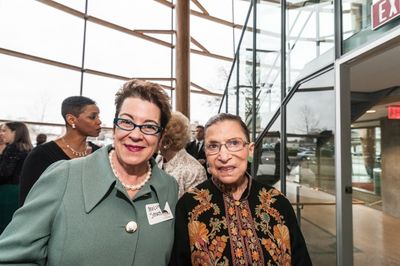 Artistic Director Molly Smith and Justice Ruth Bader Ginsburg Photo