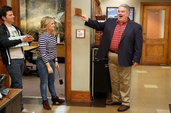 Adam Scott, Amy Poehler, Jim O'Heir Photo