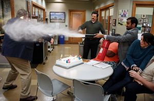 Jim O'Heir, Nick Offerman, AZIZ ANSARI, Aubrey Plaza @ BroadwayWorld Jim O'Heir, Nick Offerman, AZIZ ANSARI, Aubrey Plaza Photo