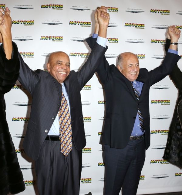 Berry Gordy with Doug Morris  Photo