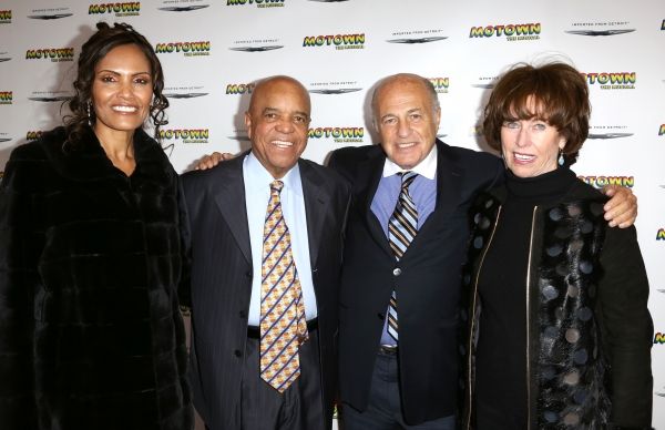 Eskedar Gobeze & Berry Gordy with Doug Morris Photo