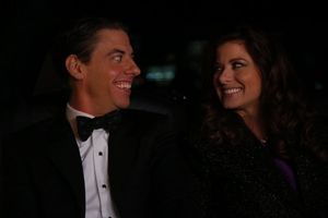 Christian Borle, Debra Messing Photo