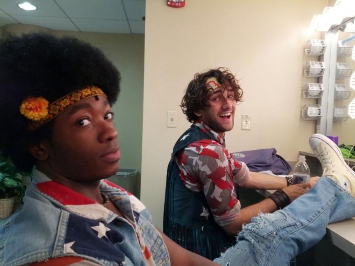 Photo Flash: Saturday Intermission Pics, April 6 - KINKY BOOTS and LUCKY GUY Celebrate Opening Week, HARDBODY Raps and More! Image