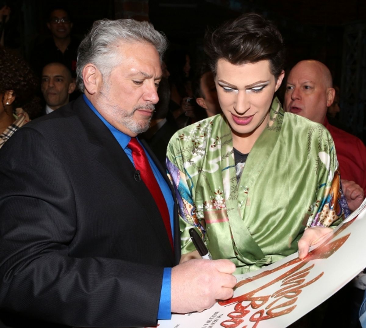 Harvey Fierstein & Joey Taranto at 