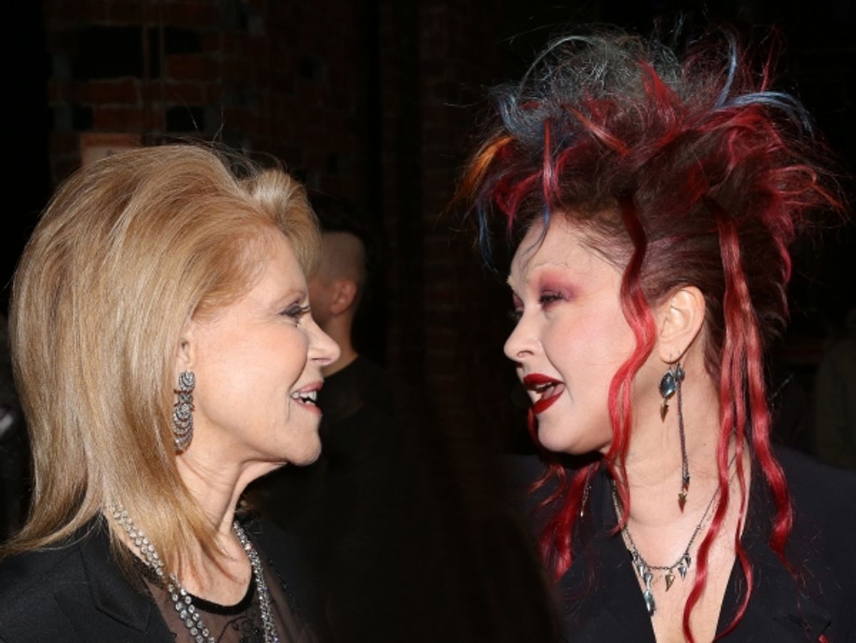 Daryl Roth & Cyndi Lauper at 
