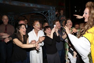 Charlie Sutton with Kyle Post, Stark Sands, Joey Taranto & Company Photo